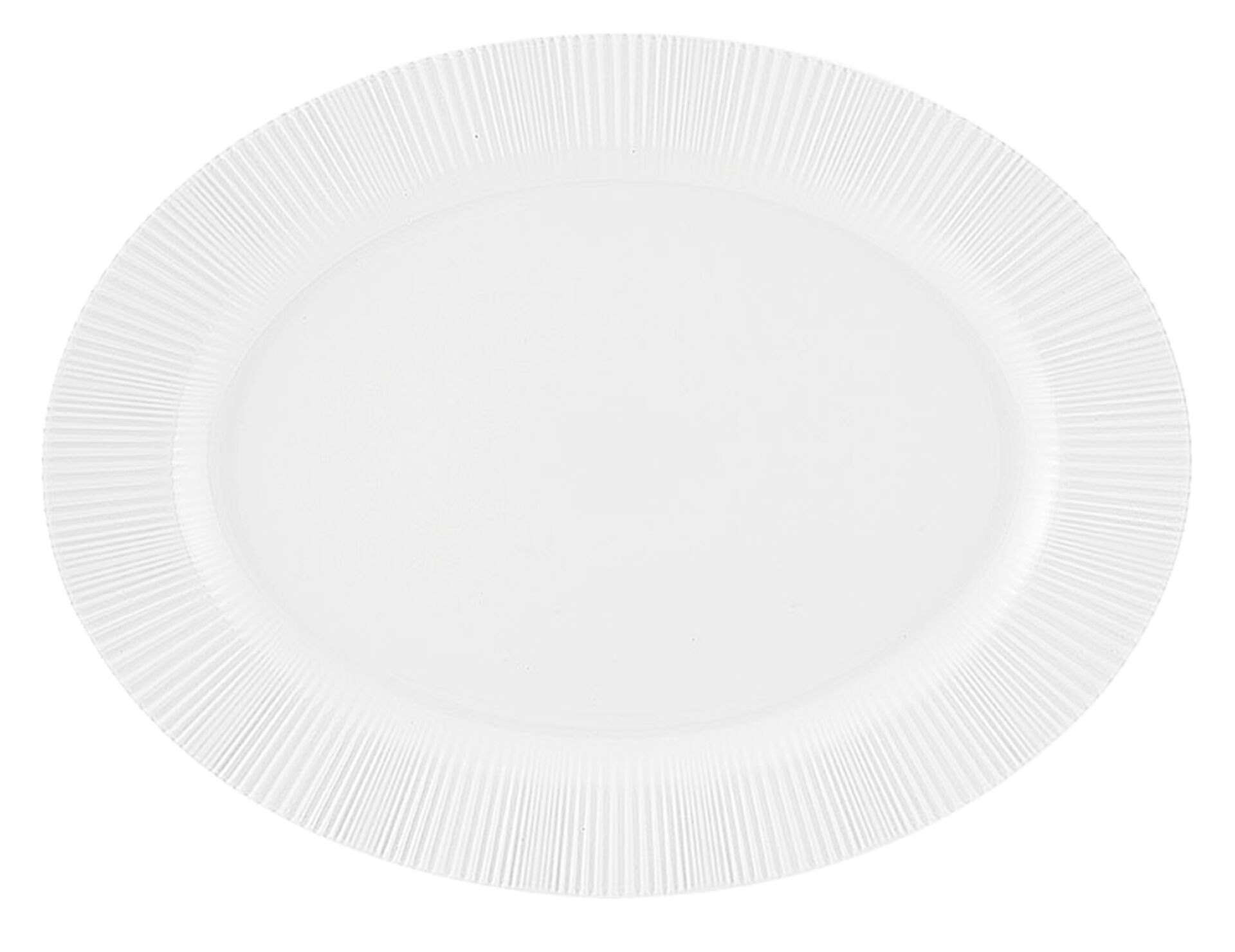 Porzellanserie "Verve" Platte oval 32x24,5cm